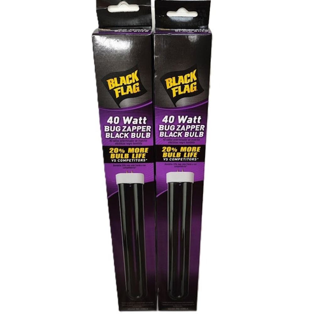 Black Flag 40 Watt Electronic Bug Zapper Insect Killer Replacement Bulbs - X2